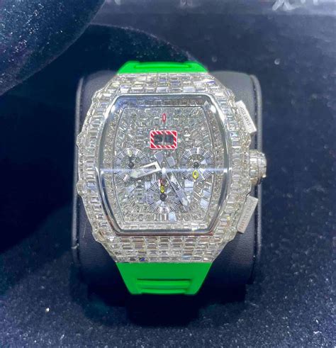 richard mille iced out factory